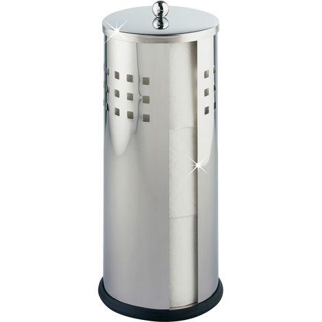Wenko 16637100 Portarotoli di Riserva Ancona Brillante, 13 x 34 x 13 cm, Lucido (1/5)