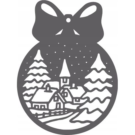 Durchbrochener Weihnachtsanhänger 10 £ - Weihnachtsdekoration