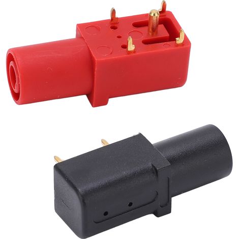 prises bananes pour circuit imprimé, plaquées nickel, coudées à 4 mm, résistantes à la corrosion, pour la détection de circuits.