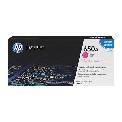 HP 650A Magenta Original LaserJet Toner Cartridge Cartouche de toner 1 pièce(s) (1/5)