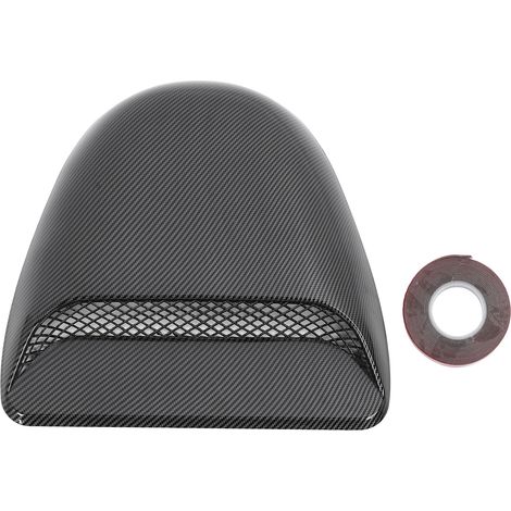 Imbuto per presa d'aria stile racing in ABS adesivo 385x350mm nero (1/5)