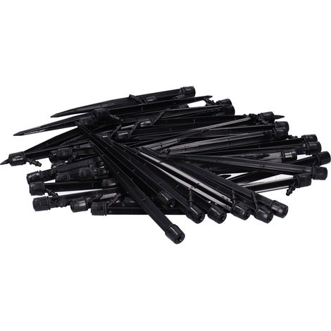 Lot de 50 goutteurs à insérer dans le sol (1/4") pour système d'arrosage de jardin (1/5)