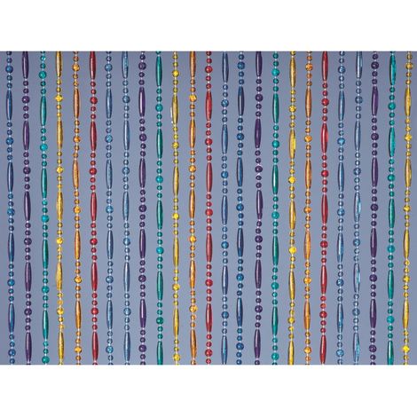 Rideau portière olivia 1050 arc-en-ciel 90x220 – Polyester – Résistant aux UV – Pour intérieur et extérieur – Morel