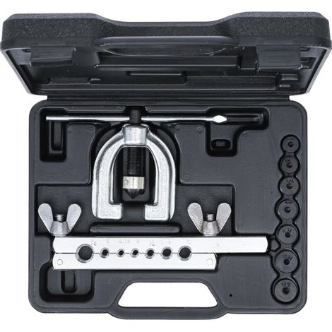Kit D'évasement Pour Tubes Cuivre Aluminium - 7 Matrices 4 75 À 10 Mm - Compatible Freinage Européen Et Anglais - 1 Pièce