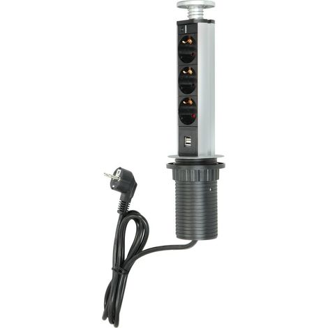 LEDmaxx Steckdosenturm 3-fach