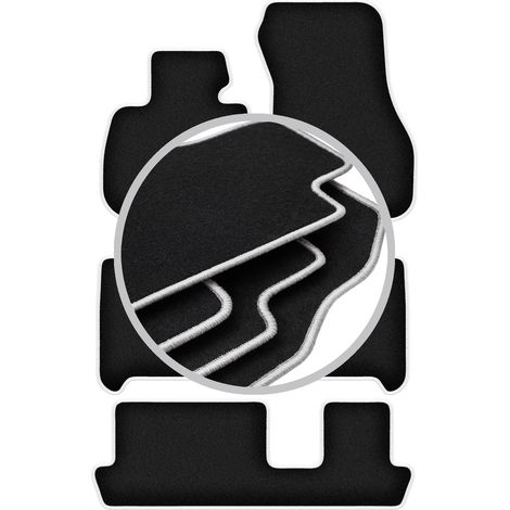 Tapis de sol Carlux argentés pour : BMW Série 2 F46 7 places (2015-2022) (1/5)