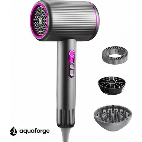 Sèche cheveux professionnel 2400 W séchage rapide avec diffuseur