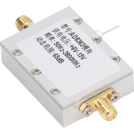 HF-Signalleistungsmesser mit logarithmischem Frequenzdetektor -75 dBm bis 16 dBm AD8362 zur Detektion (1/5)