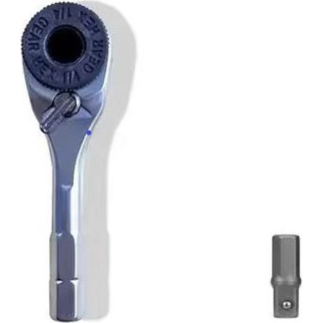 Llave de carraca de 1/4 de pulgada con vaso de liberación rápida, destornillador y herramientas de reparación manuales - OTROS (1/4)