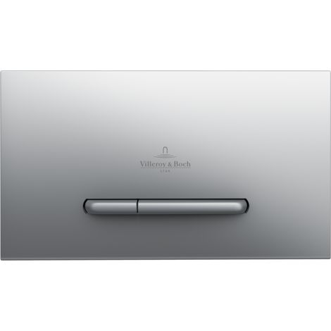 Villeroy & Boch ViConnect - Pulsador de descarga de WC, cromo mate 92218069 (1/4)