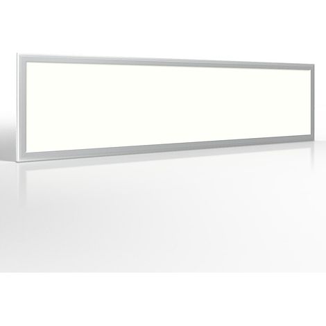 LED Panel 120x30cm 40W Rahmen silber - Lichtfarbe: Neutralweiß 4000K (1/5)