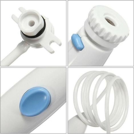 BLANC - Tuyau De Remplacement Pour Jet D'eau Dentaire, Wp-100ec Wp-100-pour Poignée Waterpik Jiebi (1/4)