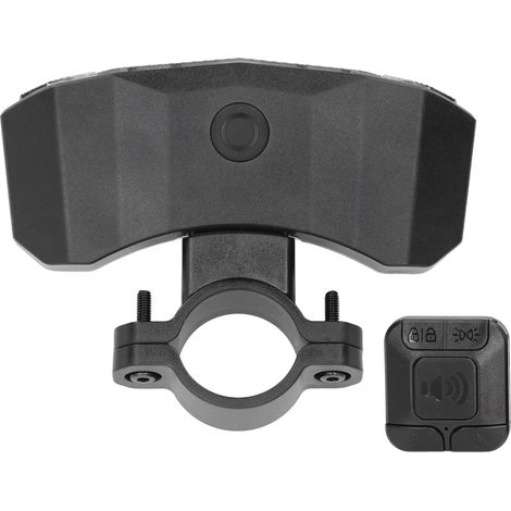 Feu arrière de vélo intelligent multifonction avec télécommande, alarme antivol et 6 modes d'avertissement (1/5)