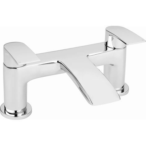 Sagittarius Naples Bath Filler Tap Pillar Mounted - Chrome