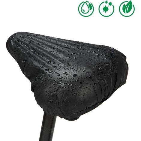 Housse de selle de vélo, lot de 2 housses de selle pour vélo, housse de selle élastique et imperméable-AquaForge (1/4)