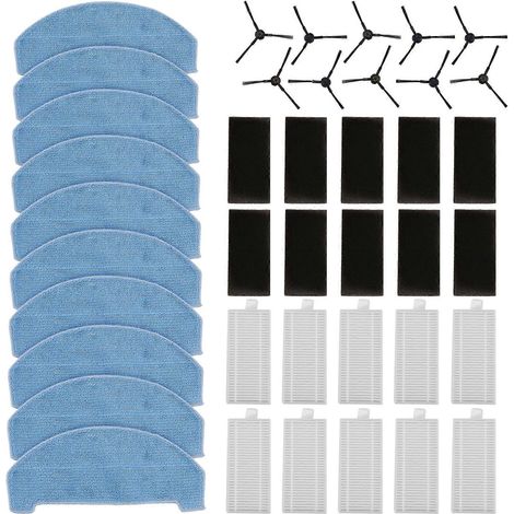 Pour A20 T20s / PVCR 3600 / G2 0926W / G2 0726W / G2 1226 Accessoires Filtre Side Brosse Serpillière Cl (1/5)