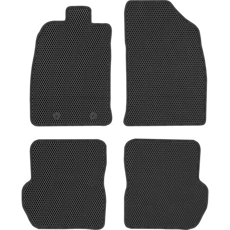 Tappetini dedicati per Ford Fiesta MK5 HB dal 2002 al 2005 - EVA A NIDO D'APE NERI (1/5)