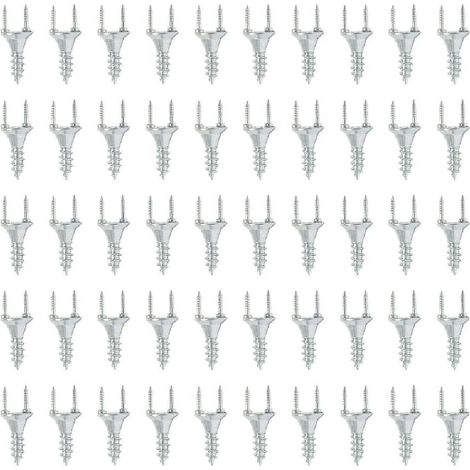 50 Vis Double Tete Sans Soudure Plinthe Bois Invisibles Securite Renforcement (1/5)