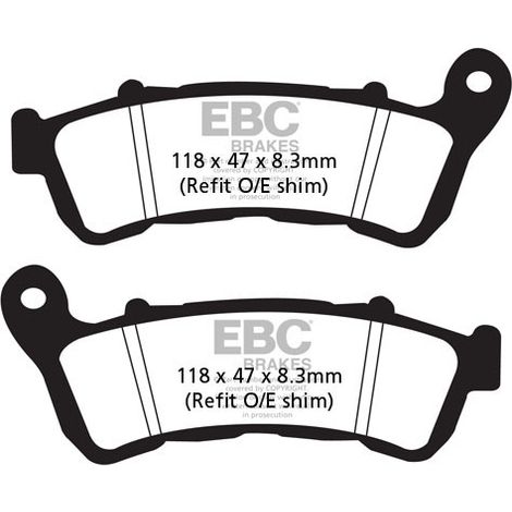 EBC SFA388 Roller-Bremsbeläge (Satz für 1 Bremsscheibe)