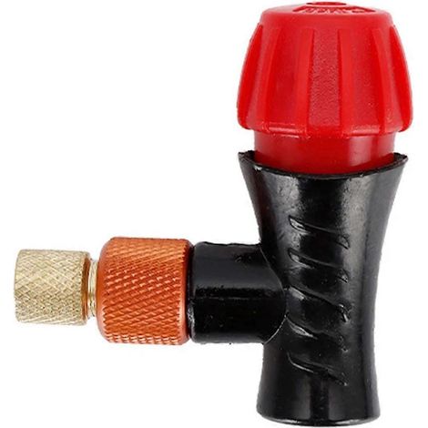 Adaptateur de gonflage pour valve de pompe à vélo, pompe à gaz CO2 -- (1/5)