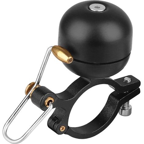Sonnette de vélo, alarme de sécurité, corps en alliage, laiton rétro, son clair et puissant, accessoire pour vélo de route et VTT, klaxon de vélo (1/5)