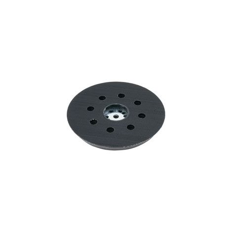 Accessoires pour ponceuse, plateau de ponceuse triangulaire 5 pouces à 8 trous et 3 œillets, châssis de ponceuse électrique et disque de polissage, gris. (1/4)