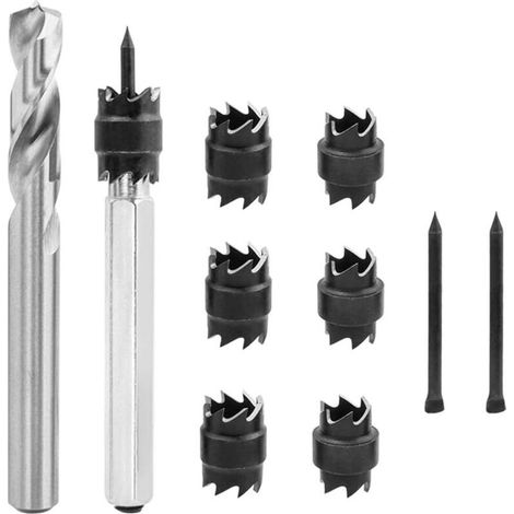 Foret à Dépointer Foret de Soudage par Points Kit Foret pour Point de Soudure HSS Accessoire Outil de Forage de Soudage en Ac (1/4)