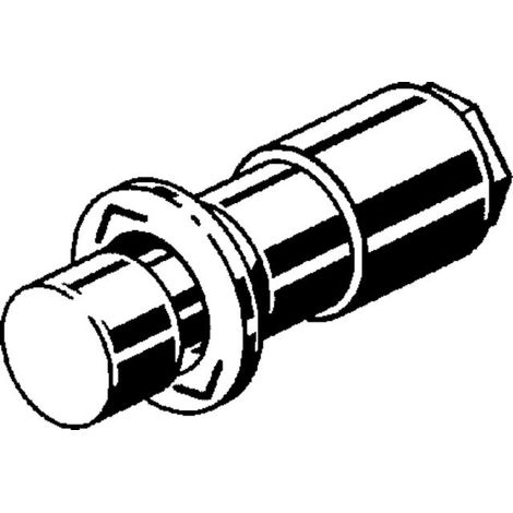 Bouton-poussoir 8356.9 en laiton chromé (1/3)