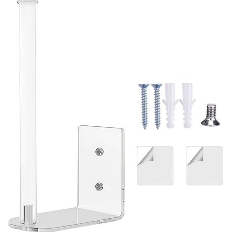 Étagère à Casquettes Acrylique Transparente Organisateur Mural Adhésif pour Porte Placard Support Chapeaux Baseball (1/5)