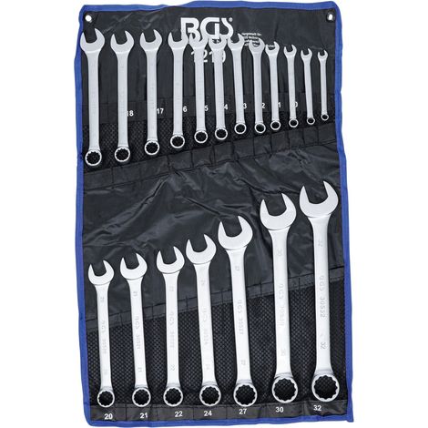 BGS Llave combinada juego SW 8 - 32 mm 19 pzs. - 1219 (1/4)
