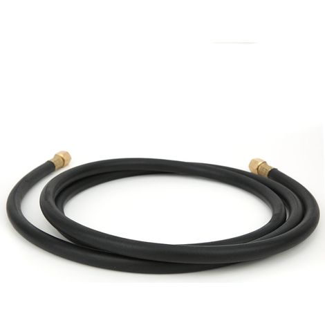 Tuyau de gaz inerte (argon, CO2, azote) pour air comprimé, raccord à souder, 1/4 pouce, 2 m (1/5)