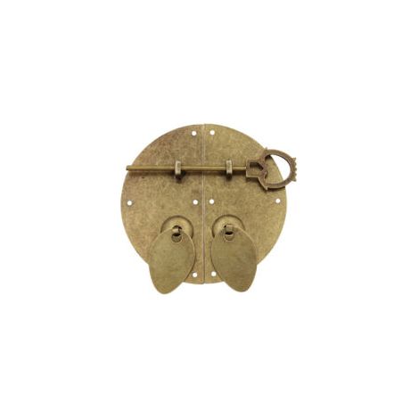 Vintage geprägter Riegel, Türschließriegel, Türschließblech, Türbeschläge, Möbel-Crezuo