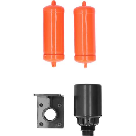 Interrupteur de niveau d'eau à 2 flotteurs en plastique PP pour pompes 250V 380V, coffret contrôle, 2 balles, support IP68 (1/5)