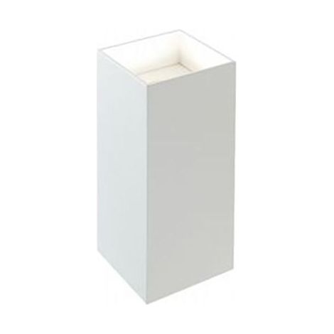 Applique Da Esterno Moderna Tower Alluminio E Vetro Bianco Led 6,6W 3000K (1/4)