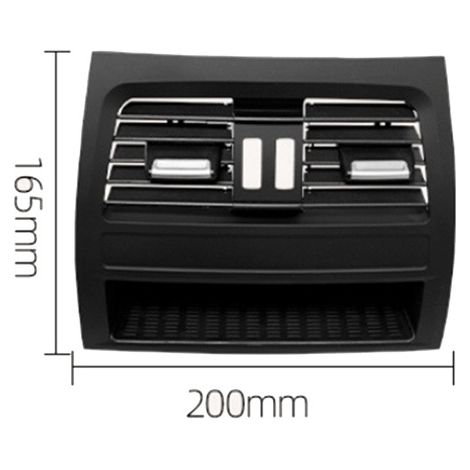The rear air conditioning vent grille is compatible with BMW 5 Series GT F07 528 535 (mid-range) from 2010 to 2017. (1/5)