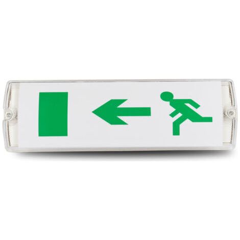Eclairages de Sécurité à Led, Classe de Protection : IP20, Panneau d'indication de Sortie / de Secours, Lumineux (1/4)