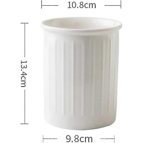 Porte-baguettes en porcelaine - Organisateur de couverts - Solution de rangement et de séchage pour la cuisine (1/4)