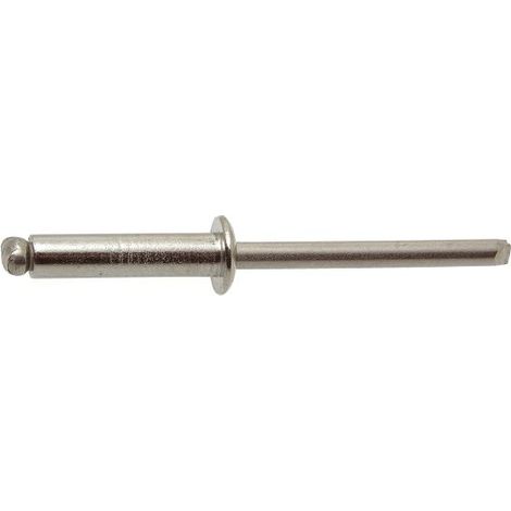 Blindniete Flachkopf Edelstahl A2 - Ø 4 x 18 mm - Packung zu 500 - ACTON - 627204X18
