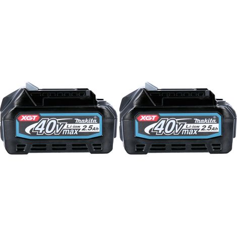 Makita BL4025 40V XGT 2.5Ah Li-Ion Battery (191B36-3) - Twin Pack (1/5)