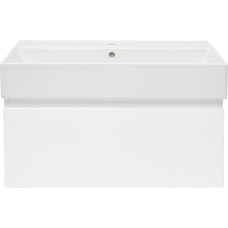 Ensemble meuble avec vasque - SAT - B-WAY 1 - 79x30x45 - Blanc (1/4)