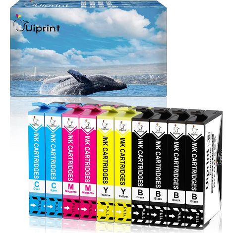 Compatible pour 604XL Cartouche d'encre pour XP-2200 XP-3200,10Pack (1/5)