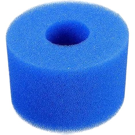 Filtro de esponja tipo VI para piscinas y spas - Reutilizable y lavable - Azul (1/5)