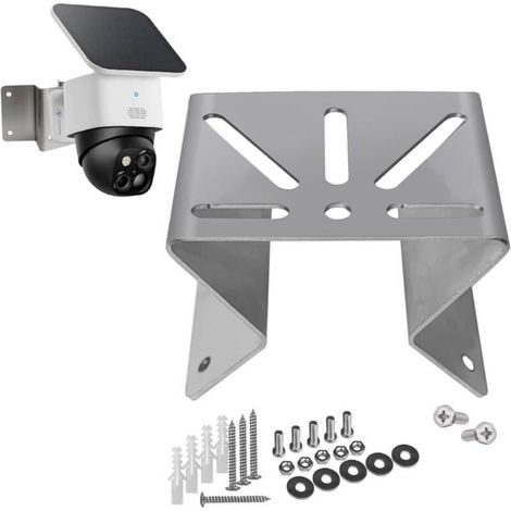 Support d'angle extérieur en métal pour caméra PTZ de petite taille, support en acier inoxydable à large angle de vue Étiquette (1/4)