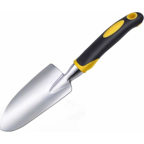 MINKUROW Schaufel, Gartenschaufel, Gartenwerkzeug-Set – 3-teiliges Aluminium-Gartenhandwerkzeug – inklusive Gartenkelle – Handschaufel – Handrechen zum Pflügen