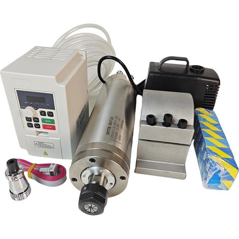 Moteur de broche CNC, puissance 2,2 kW, conception refroidie par eau, Kit 1, Kit 220V (1/2)