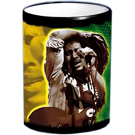 Pot pour stylos métallique Bob Marley