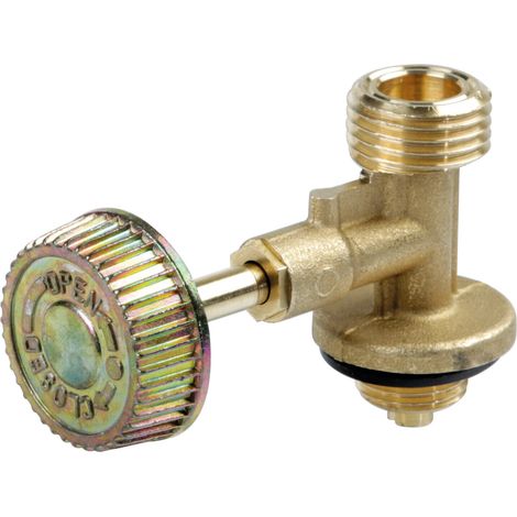 Rubinetto per bombola, uscita W20x1/14” sinistro maschio, attacco M16x1.5 maschio (1/2)