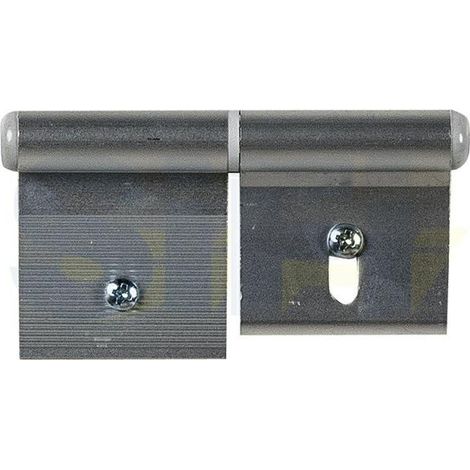 Cerniera per gavoni e porte in allluminio bianca