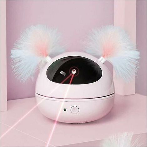 Jouet laser pour chat Pointeur laser automatique Chats rotatifs Jouets électroniques (rose), Ensoleillé (1/5)