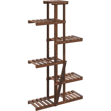 Jardinière,Support à fleurs 75x25x140,5 cm bois massif de sapin CFW61842 (1/5)